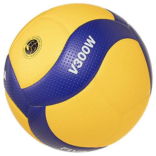 MIKASA V300W バレーボール FIVB承認 Mikasa V300W Official Size 5 Super Composite Leather Dimpled