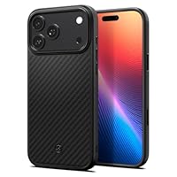 Spigen Case for iPhone 17 Pro Max Case, Enzo Aramid T Designed for Apple iPhone 17 Pro Max (2025) - Black Black