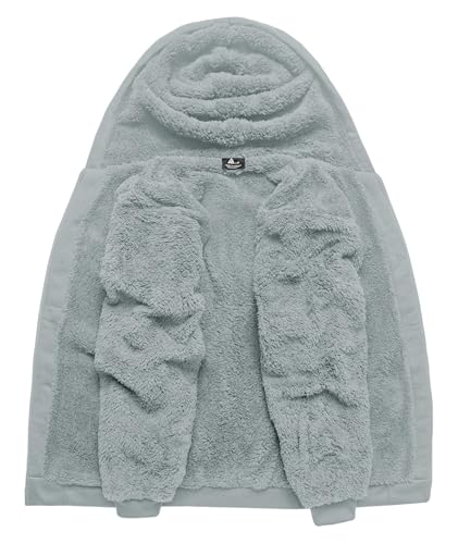 Image of SCODI Hoodies for Men Heavyweight Fleece Sweatshirt - Full Zip Up Thick Sherpa Lined Hooded Sweatshirts