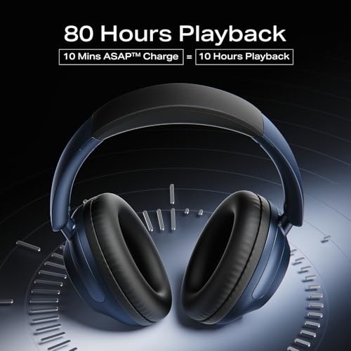 boAt Rockerz 650 Pro (2025 Launch),Touch/Swipe Controls,Dolby Audio,80Hrs Battery,2Mics Enx,Fast Charge,App Support,Dual Pair,Bluetooth Over Ear Headphones,Wireless Headphone with Mic (Starry Night) - Image 6