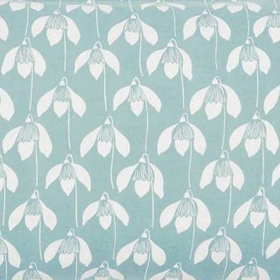 Scion Living Snowdrop Duvet Cover Set, Light Blue, King Size