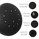 LOMUTY Stahlzungentrommel, 12 Zoll 30 cm Steel Tongue Drum, C-Dur 11 Noten, Handtrommel HandPan Drum mit Drumsticks,Musikbuch,Tragetasche und Fingerpicks(Schwarz)