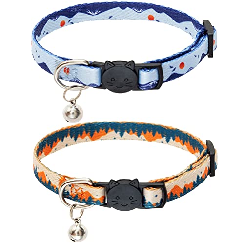 SCENEREAL Natural Scenery Series Cat Collar - Breakaway Safety Design