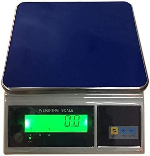 Electronic Scales 1g/30kg Kitchen Digital Household Precision Weighing Scale with LCD Display Industrial (A 30kg/1g) (A 30kg/1g)