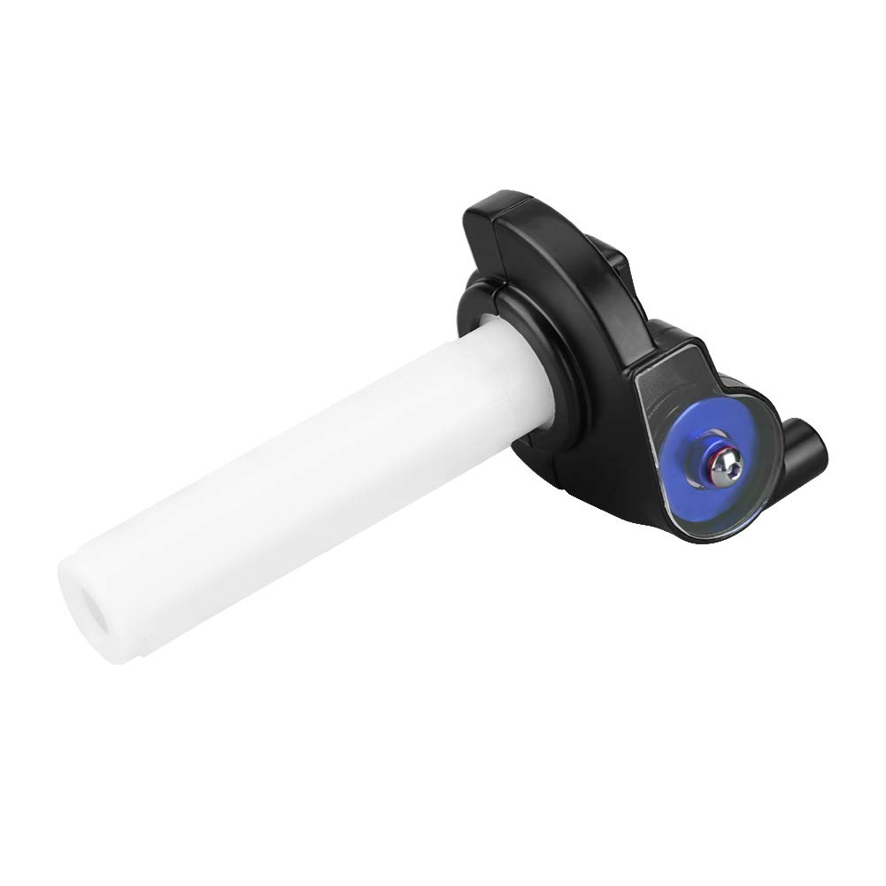 Qiilu tirage Rapide Moto, Poignées de Poignée de Accélérateur Throttle Poignées de Gaz Visuel de 2mm Poignée de Gaz Gaz pour Dirt Bike ATV(Bleu)