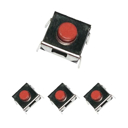 Interruptor táctil de botón que soluciona fallos en PCB, 4 pines de pierna recta 6,2x6,2x3,1 mm