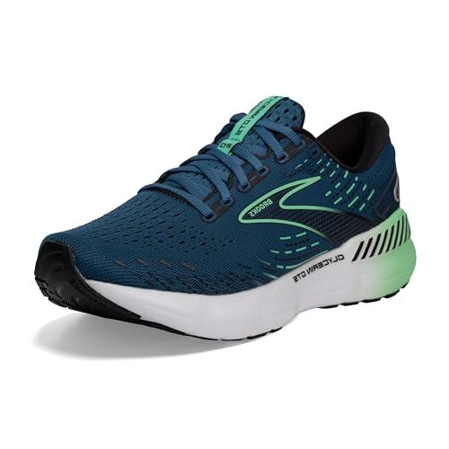 Brooks Herren Glycerin Gts 20 Sneaker, Moroccan Blue Black Spring Bud, 42.5 EU