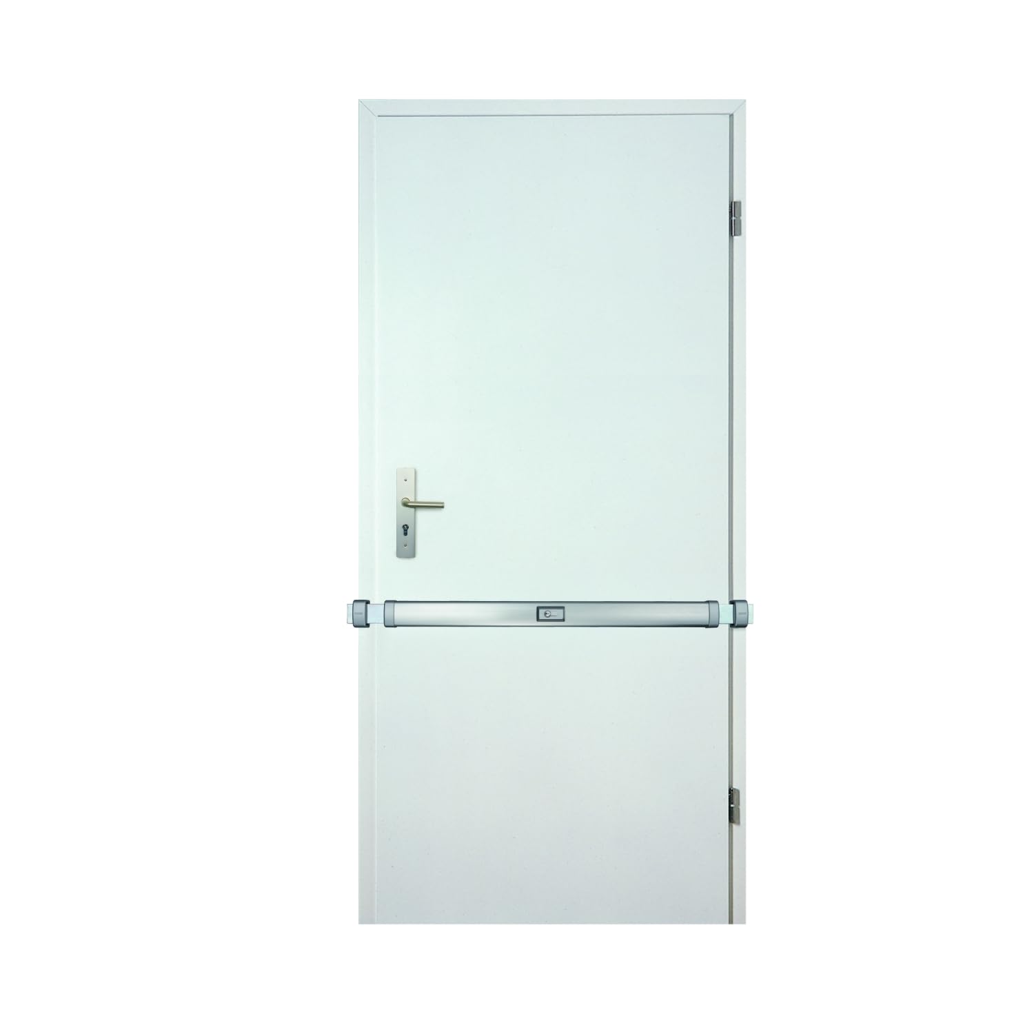 ABUS Panzerriegel PR2700 für Haus- und Wohnungstüren ohne Zylinder, weiß, 49099