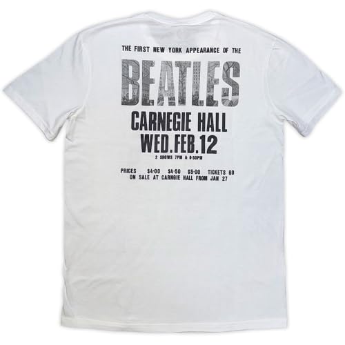 The Beatles Tour 1964 Carnegie Hall T Shirt Size XL