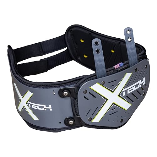 XTECH Universal Football Rib Protector Guards - Straps for Standard/Skill Shoulder Pads - Core Protectors for Safety and Performance - Adult Mens & High School Players - Protection Gear & Accessories