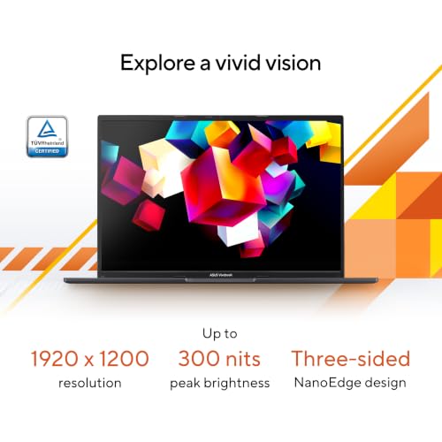 Image of ASUS Vivobook 16 Laptop - 16 inch WUXGA 1920X1200 16:10 Display - AMD Ryzen 5 150 Processor, 8 GB RAM, 512 GB SSD, Windows 11 Home, Indie Black, M1605NAQ-ES51