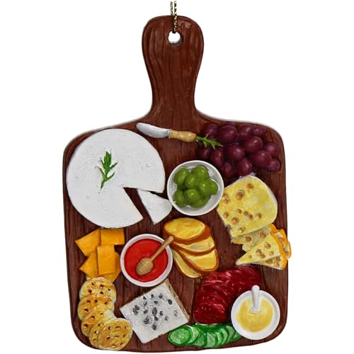 HD Collection Christbaumschmuck Keramik 10,2cm - Käseplatte Figur...