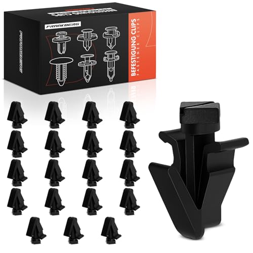 Frankberg 20x Clip de Fixation Calandre Compatible avec NV200/Evalia Bus NV200 Camionnette Pathfinder III Murano II Patrol GR V Wagon Remplacer# 21619,...