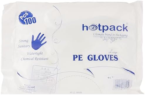 Hotpack Disposable Gloves - 100 Pieces