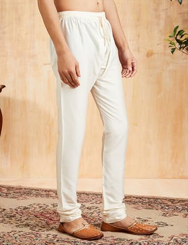 Image of Amazon Brand - Symbol mens Festive Long Kurta & Pyjama Set (2pcs)