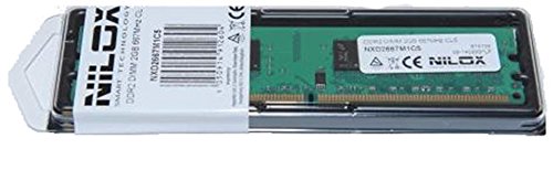Tecnologia : DDR2 tft Nilox Memoria RAM DDR2 DIMM da 2GB, 667MHz, CL5, Verde