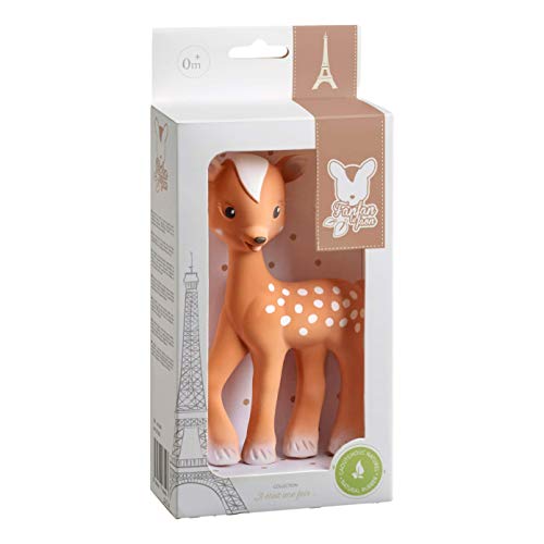 Vulli Sophie La Girafe Fanfan The Fawn Teether by Friend, Brown