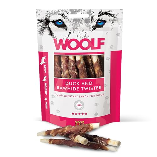 Woolf Snack Perro Sandwich Twister Pato 100gr