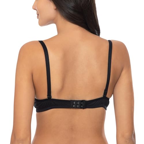 Image of Komli - Heavily Padded Push-Up Bra - Cotton Rich - Balconette - 3 /4th Coverage, Seamless, Wireless, Multiway Straps - T-Shirt Bra (Pack of 2)