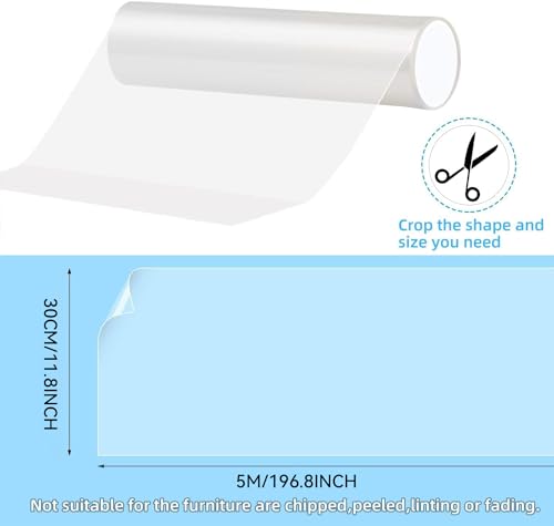 Kratzfolie Katzen Selbstklebend, 30cm x 5m Katzen Kratzschutz Sofa Transparent, Kratzschutz Wand, Kratzschutzfolie, Couch Kratzschutz Katze, AntiKratz Tape für Möbel Couch Sofa Wand Tür Schutz