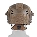 Tactical Helmet Team Wendy 3.0 Airsoft Paintball Training Head Protector with Liner Pad Chin Strap(Tan)