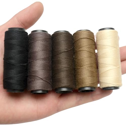5 rollos de hilo de coser de poliéster para coser a mano miniatura 3