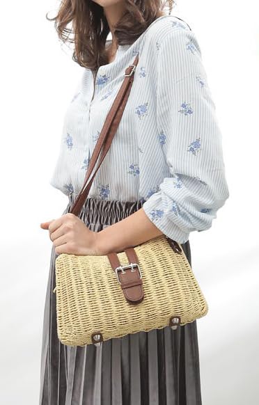 Image of Classic Hobo Bags for Women Fashion Crossbody Bags for Women Straw Beach Bag Shoulder Bag Handbag Summer Holiday 2024