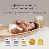 Kit & Kin Premium Eco pieluchy dla niemowląt rozmiar 1 | noworodek 2-5 kg | opakowanie 152 pieluszek | na bazie roślin i hipoalergiczne | doskonała ochrona przed wyciekiem | wegańskie i wolne od