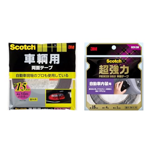 3M XRb` pp ʃe[v 15mm10m PCA-15R & XRb` ͗ʃe[v v~AS[h ԓp 15mm4m SCR-15RyZbgz
