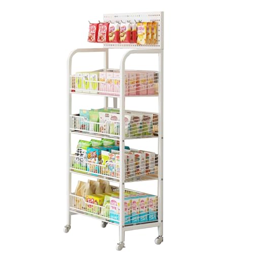 Présentoirs de vente au détail robustes en métal pour optimiser le rangement des snacks