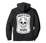 Böser Alter - Figura decorativa, diseño de calavera Sudadera con Capucha