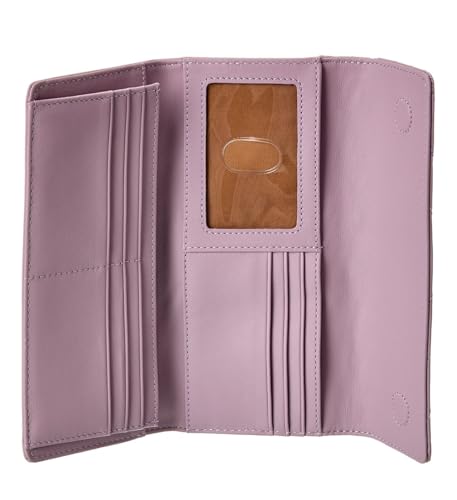 HOBO Womens Jill Large Bifold Wallet Lavender One Size3