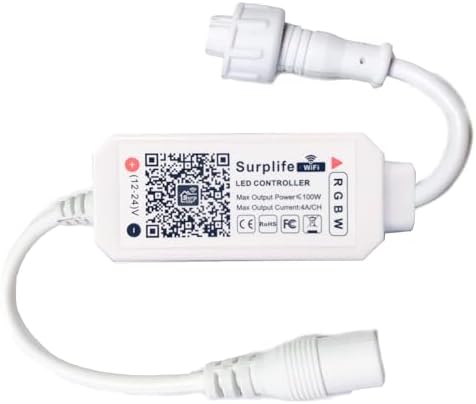 Lominie Dimmable 4 Channels Wi-Fi Controller with 5-pins Compatible LED Aquarium Light