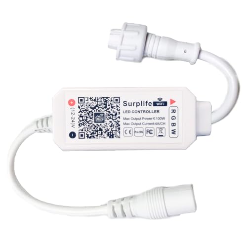 Lominie Dimmable 4 Channels Wi-Fi Controller with 5-pins Compatible LED Aquarium Light