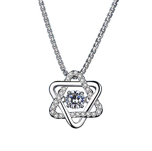 Ala Voglia S925 Sterling Silver Zircon diamond Eye of Hell Pendant Necklace for Women Stud Rhodium Plated Mothers Day Jewelry Gifts for Girl