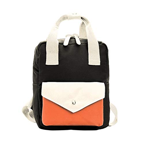 Mochila para Padres Hijos Pequeña Hit Color para Niños y Niñas Escolar  Negro
