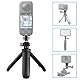 Vkesen Aluminium 1/4 Zoll Adapter für Insta 360 X5/X4/X3/ONE X2, Drehbarer Stativ Halterung Adapter für Insta360 X5/X4/X3/ONE X2, Sony, SJCAM/SJ4000, Xiaomi, Xiaoyi und Anderen Action-Kameras（2 Stück）