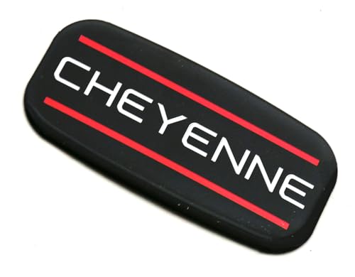 Image of 2pcs Side Roof Pillar Cab Emblem Badge 3D Nameplate Replacement for 88-07 Cheyenne 15036138 (Red)