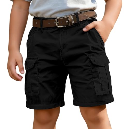 Short d'été garçon pour les jeux et les sorties d'enfants de 4 à 11 ans style cargo