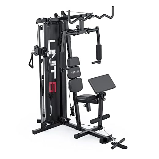 Home Gym - Focus Fitness Unit 6 - Krachtstation voor thuis - Trainen tot 140 kg - Multifunctioneel