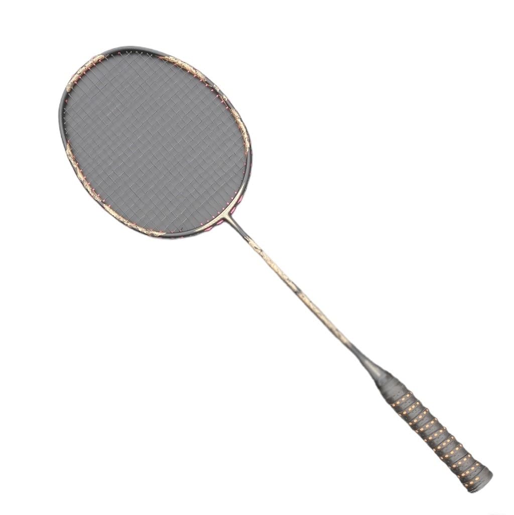 Ultralight 52G Carbon Fiber Badminton Rackets Strung Professional Racquet Trainning Racket Bags Adult