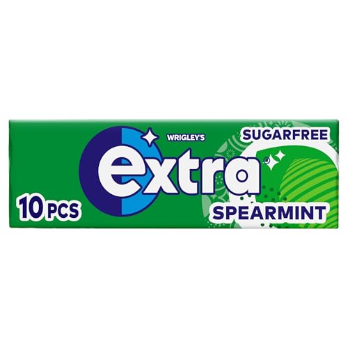 EXTRA Spearmint Sugar Free Chewing Gum 10 Pellets