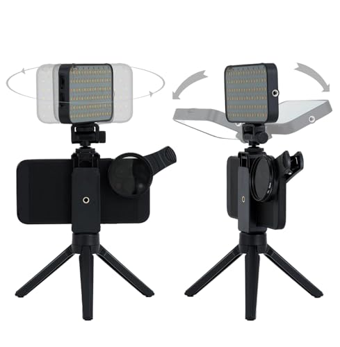 Image of 120 Led Tattoo Light Kit Tattoo Equipment and Supplies Remove Glare Tattoo Photography Video Lights with Clip with LED Beads and CPL Filter Lens for Taking Tattoo Photos