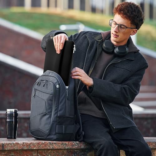 HEDUGO Laptop Hülle Tasche Kompatibel mit 15 bis 16 Zoll MacBook HP Acer Asus Notebook mit Reißverschluss Zubehörtasche Gepolstert… – Ansicht 6