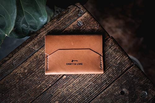 Enfold Fullsize Wallet, Handmade thick leather USA Handmade Idaho2