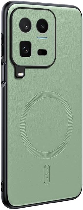 Case Compatible with Vivo iQOO 15 Ultra,Compatible with MagSafe,Car Magnetic Lens Protection Shockproof 2 in 1 Cover Green