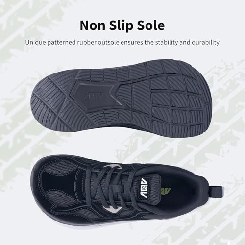 Image of AOV Wide Toe Box Shoes Women Arch Support Walking Shoes for Plantar Fasciitis Orthotic Tennis Sneakers
