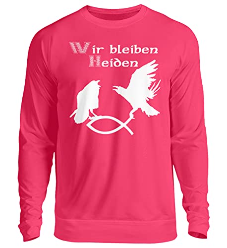 Pull rose unisexe Hugin & Munin coupe large confortable au quotidien