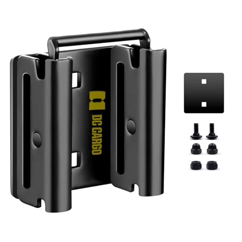 DC Cargo E-Track Connector (Pack of 5) - Bolt-on Steel Cargo Securement for Trucks Vans and Enclosed Trailers - Transform Any Accessory into a Compatible Accessory