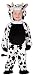 Fun World Toddler Cuddly Cow Costume,Black/White,3T-4T